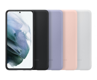 Samsung Silicone Cover do Galaxy S21+ Light Gray - 617439 - zdjęcie 4